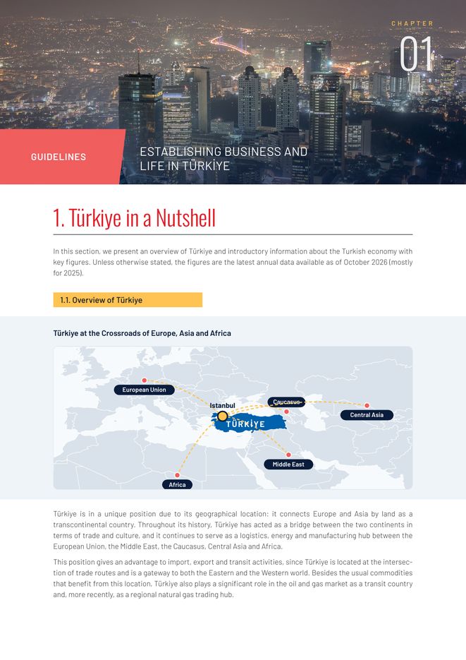 Sample page from Establishing Business and Life in Türkiye: Türkiye in a Nutshell